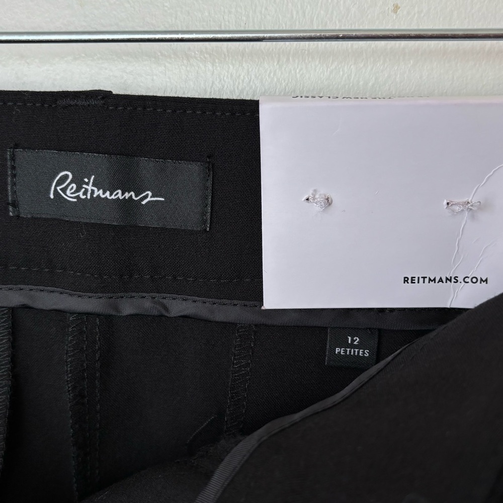 Reitmans Women’s The New Classic Black Bootcut Pants in 12 Petite - Picture 8 of 13
